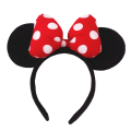 Big Size Classic DOT Bow Mouse Ears Headband Women Party Girl Hairband Hot Festival Park Trip DIY Hair Accessories.