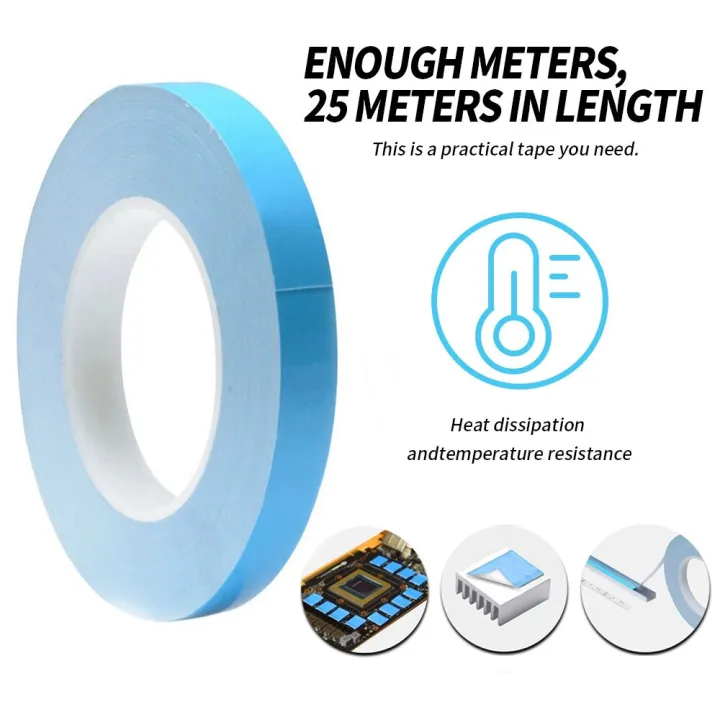 25mThermal Insulation Tape, Insulation Heat Dissipation Tape, Double ...