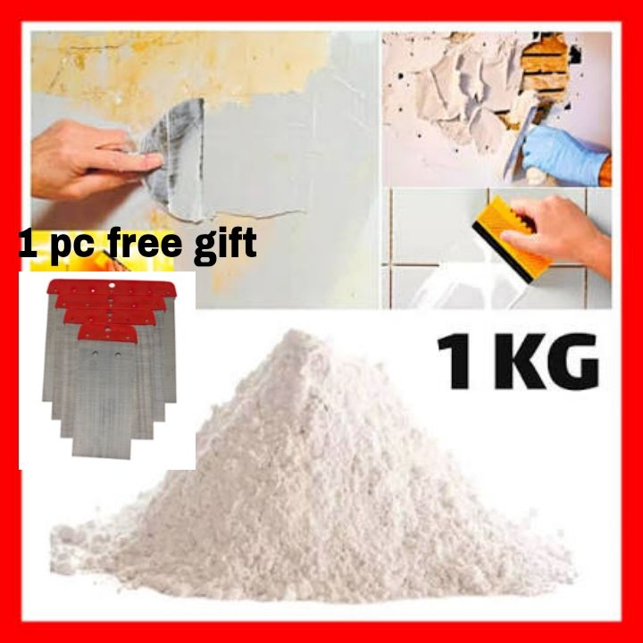 Pop Inner Plaster POP 1kg, Plaster of Paris 1kg, wall putty powder, ceiling molding POP ...