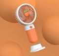 Smart Hand Fan | Cute Rechargeable Handheld Mini Fan | Portable Pocket Cooling Fan | USB Rechargeable Personal Fan for Travel, Office, Sports & Outdoor. 