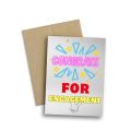 Greeting Card Printed for Congratulations for Engagement. 
