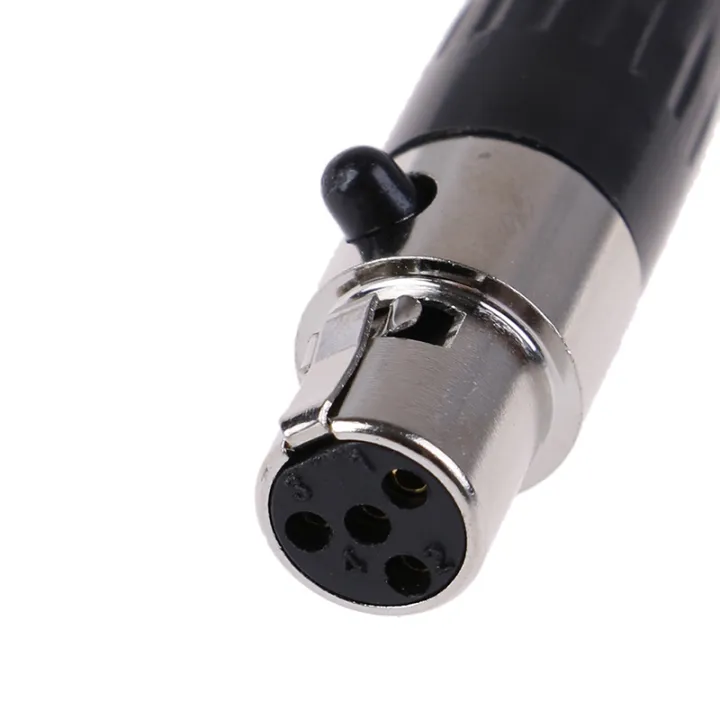 for MIC 1Pc Mini XLR 3 4 Pin Female Plug Small XLR Audio Microphone ...