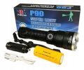 P90 Rechargeable LED Flashlight Torch. 
