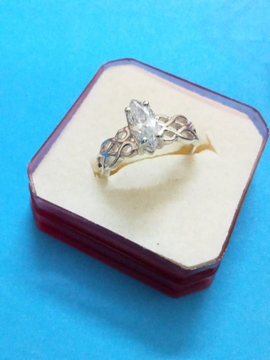 925 Pure Sterling Italian Silver Rings Rhodium Coated