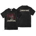 Linkin Park 5th vintage LP Meteora premium printed short-sleeved T-shirt Black. 