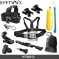Accessories Kit for Gopro Hero 13 12 11 10 9 Black 8 7 6 5 4 3 Yi 4K SJ4000 EKEN H9 AKASO DBPOWER Strap Tripod Mount Go Pro 13. 