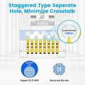 AMPCOM CAT7 RJ45 Connector, Pass Through STP RJ45 Ethernet Plug with 1.5mm Load Bar for Cat 6A / 7 Network Cable - 10/30 Pack.