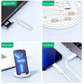 Multifunctional Fast Charging Data Cable Set – Portable 5-in-1 Charging Solution. 