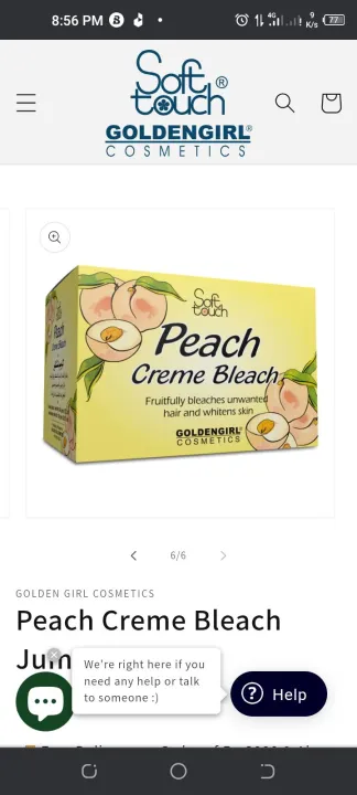 Soft%20Touch%20Peach%20Cream%20Bleach,%20Fruitfully%20Bleaches%20Unwanted%20Hair%20&%20Whiten%20Skin,%20Net%20Wt%20500gm.%20-%20Image%206