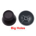 JCD 2 Pieces 3DS Analog Joystick Black Small Hole Mushroom Hat Thumb Sticks Rocker Caps For Switch Pro Controllers. 