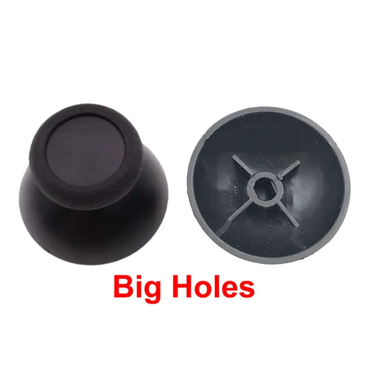 JCD%202%20Pieces%203DS%20Analog%20Joystick%20Black%20Small%20Hole%20Mushroom%20Hat%20Thumb%20Sticks%20Rocker%20Caps%20For%20Switch%20Pro%20Controllers%20-%20Image%202