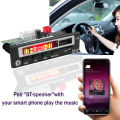 KEBIDU Bluetooth 5.0 MP3 WMA Decoder Board Wireless Car Radio Module DC 12V MP3 Player USB TF FM Car Music Player Accessories.
