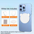 Cute Panda Magnetic Selfie Mirror, Universal MagSafe Compatible, Portable Rear Camera Tool .