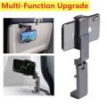 Airplane Phone Holder Stand Cell Mobile Portable Travel Mount Desk Flight Foldable Rotatable Selfie Holding Train Seat Support. 