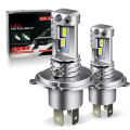 H4 LED Canbus Headlights 12V 9003 HB2 Hi/Lo Beam Motorcycle Headlamp Fanless H4 LED Bulb 20000lm 70w for Lada Honda Toyota Ford. 