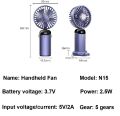 Mini Hand | Fan | 5 to 1 Speed,90° Foldable Fan| Rechargeable Hand Fan| Portable Air Conditioner Mini Cooler Rechargeable Fan | Hand USB Fan | Turbo Speed Fan | Portable Electric Fan | Handheld Mini Fan for Desk, Office-use, Bedroom, Outdoor Travel, &Fan. 