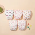 6 Layer Waterproof Reusable Cotton Baby Training Pants Infant Shorts Underwear Cloth Baby Diaper Nappies Panties Nappy Changing. 