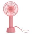 Mini Hand Rechargable Fan With Stand And Mobile Holder , 3 Speed And Long Lasting Battery Backup. 