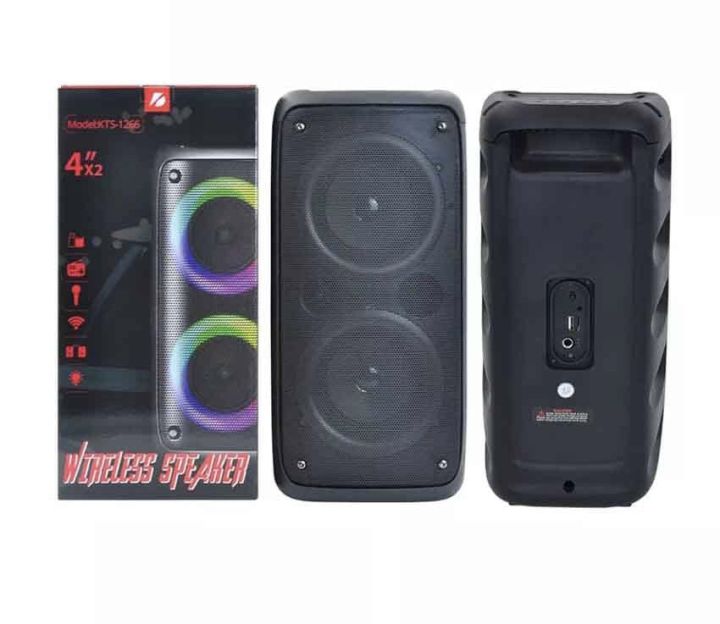 KTS-1266%204%20Inch%20Twin%20loudspeakers%20high%20quality%20portable%20speaker%20-%20Image%203