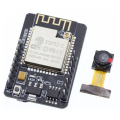 ESP32 with camera module. 