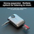 Bluetooth 5.3 Receiver Wireless Adapter 3.5mm AUX U-Disk/TF for Car Speaker Headset Audio Music Receiver Hands Free Car Kit. 