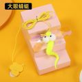 Self-healing elastic cat toy feather bell, cat amusing stick, door hanging swing, little mouse toy cat to relieve boredom (gass foring).