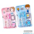 fountain ink pen set for boys and girls 6 pens & 1 ink remover cartridges ink pen plastic body by chren stationery china. 