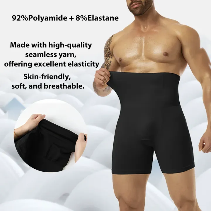 Men%20Slimming%20Brief%20High%20Waist%20Breathable%203D%20Pouch%20Underwear%20Tummy%20Control%20Boxer%20Belly%20Flat%20Shapewear%20Pant%20Compression%20Shorts%20-%20Image%205