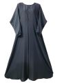 Abaya Fancy Nida Abaya (Button) - Elegant Abaya for Girls, Stylish Dress for Girls - Iqbal Sons Burkas. 