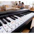 Transparent Piano Keyboard Stickers 49/54/61/88 Key Detachable Music Decal Notes Electronic Piano Piano Spectrum Sticker Symbol. 