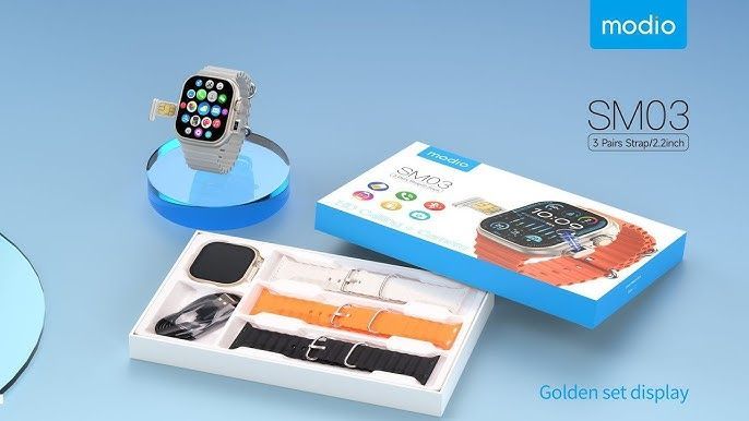 Modio Sm03 Smart Watch With Sim Insert HD Calling + Camera Smart Watch ...