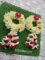 Floral jewellery mehndi MAYU bridal. 