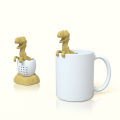 Reusable Silicone Tea Infuser Funny Dinosaur Shape Herbal Tea Bag Coffee Filter Diffuser Strainer Tea Accessories Coffee Filter. 