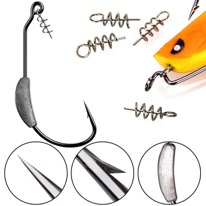 Jig%20Crank%20Head%20Barbed%20Hook%202g%203g%205.25g%207g%20Soft%20Lure%20Worm%20Offset%20Fishhook%20Spring%20Lock%20Pin%20Pesca%20for%20Texas%20Rigs%20Fishing%20Tackle%20-%20Image%204