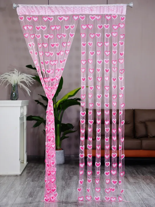 Romantic%20two-color%20love%20cord%20decoration%20fringe%20partition%20curtain%20through%20rod%20finished%20curtain%2039.37*78.74in%20-%20Image%204