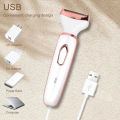 4 in 1 Electric Epilator Bikini Eyebrow Nose Women Lady Facial Hair Removal Trimmer Face Body Painless Female Shaver Depilator.