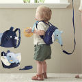 Infant and young children's anti loss backpack baby's anti loss traction rope when going out baby's safety belt small backpack.