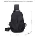 Multi Functional Men's Chest Bag Sports Crossbody Bag Multi Compartment Shoulder Bag for Daily Commuting Sports and Fitness. 