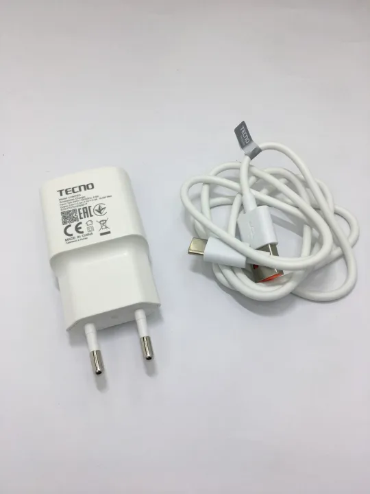 Tecno%2018%20watt%20Genuine%20Charger%20with%20Cable%20Type%20C%20-%20Image%203