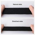 Ladies Braided Elastic Woven Leather Stretchable Belt for Girls Women. Imported Quality.. 