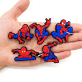 13-27pcs Mesuca New Spider-Man PVC Shoe Charms Cartoon DIY Accessories Sandals Garden Shoes Buckle Decoration for Party. 