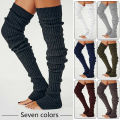 Anime Gothic Lolita Tights Knee Socks Cosplay Costumes Accessories Knitted Winter Women Yoga Long Leg Warmer Knee High Socks New. 
