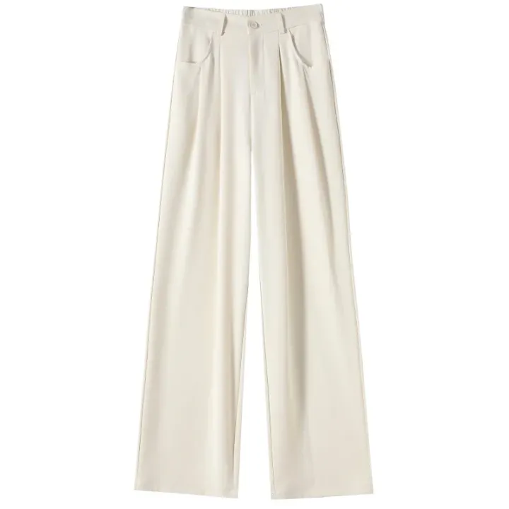 2025%20New%20Spring%20Summer%20Casual%20Loose%20Women's%20Wide%20Leg%20Full%20Length%20Pants%20High%20Waist%20Solid%20Female%20Elegant%20Straight%20Trousers%20-%20Image%207