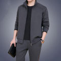 Autumn Winter Men's Casual Jogger Sets Sport Suits Men Sportswear Zipper Sweatsuit Tracksuit Set Man 2 Piece Set Male Tracksuits.