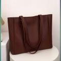 Stylish PU Leather All-Season Zipper Hand Bag for Women – Tote Style Fashion Accessory. 