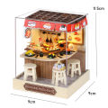 Mini Doll House DIY Small House Kit Handmade 3D Puzzle Assembly Model Building Room Bedroom Decoration Wooden Craft BirthdayGift. 