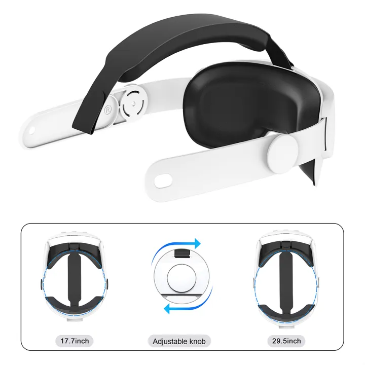 Upgrade%20Elite%20Halo%20Strap%20Alternative%20Head%20Strap%20Balanced%20Head%20Pressure%20Anti-Stifling%20Adjustable%20for%20Meta%20Quest%203%20VR%20Accessories%20-%20Image%203