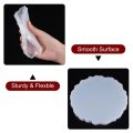 5 inches round irragular coaster mold|1 piece  Silicone Agate Coaster  mold for Resin art |small Coaster for epoxy resin  art and Craft DIY Home Decoration. 