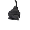 Car Diagnostic Cable For Mazda 17Pin to 16Pin OBD2 OBD II Cable Connector Cable For Mazda 17 Pin Connect Adapter. 