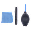 1Set Camera Cleaning Kit Dust Cleaner Lens Clean Brush Pen Wipes Fuliginous Air Blower Kit For Canon Sony Spirit Warm Shoe Lens. 